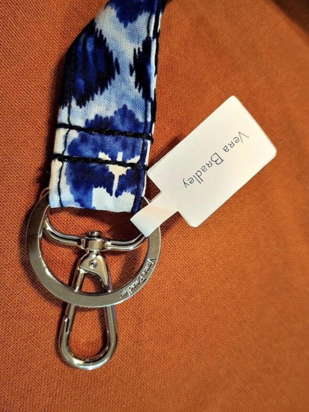 Vera Bradley Abstract Blue & White Belt Size Medium NWT
